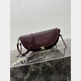 Celine Little Halfmoon Soft Triomphe In Supple SHINY Shoulder L10373778 Bag
