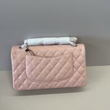 AAA+ Quality FLAP CC 25cm Caviar Leather Handbag