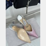 Jimmy Choo Saeda Pumps with Crystals