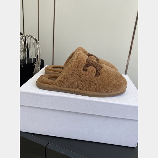 CELINE PITEA CLOG IN SUEDE CALFSKIN