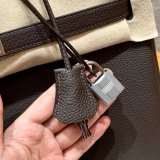 Hermes Birkin 35cm Togo leather Handbags  chocalate