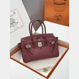 Luxury hermes Human handmade stiching birkin 29cm Handbag