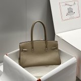 Luxury hermes Human handmade stiching birkin bag 29cm Swift leather