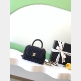 Designer Clutch With Chain AS4244 & AS2215 Washed Denim Bag