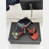 Saint Lauren OPYUM mules in satin crepe