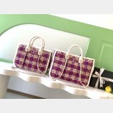 Top Quality Tweed Shearling Lambskin Shopping AS5688 & AS5689 Bag