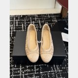 CC Ballet Flats Embroidered Cotton