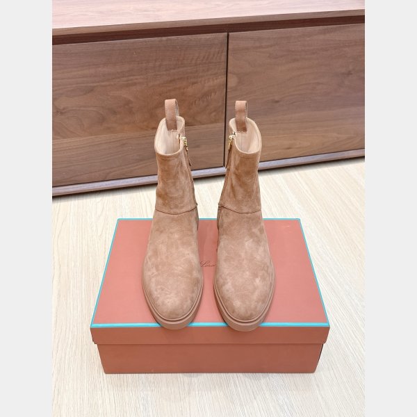 Top Loro Piana Suede Women Boots