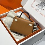 Top Hermes human handmade stiching mini Kelly bag 2026