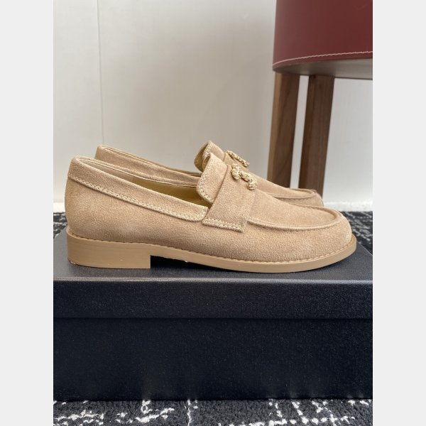 CC Moccasins Suede Kidskin Women Shoes