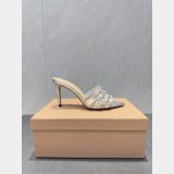 Gianvito Rossi Crystal-Embellished Suede Sandals