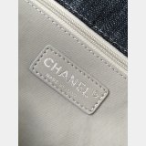 Denim Quilted Luxury AS2137/AS2136 Denim Trip Single Flap Blue