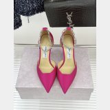Jimmy Choo Stevie 100 Satin Pumps