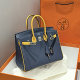 2025 Top New Hermes Contrast Color Birkin Bag