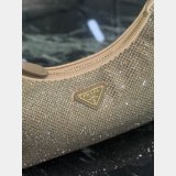 Prada Re-Edition 2005 Crystal Satin Mini Bag