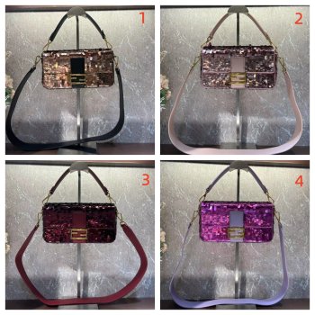 whloesale Fendi Sequin Baguette Bag