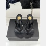 Saint Lauren OPYUM mules in satin crepe