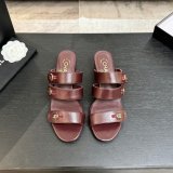 CC 26 Shiny Calfskin Mules