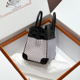 Luxury Hermes Birkin handmade Stiching Handbags Swift Leather 25CM