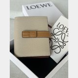 Loewe Compact zip wallet in soft grained calfskin