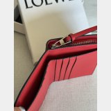 Loewe Compact zip wallet in soft grained calfskin