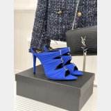 Top Quality YSL EMILIE mules in satin crepe