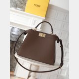 Best Fendi Peekaboo I See U Petite Calf leather Bag