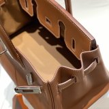 Best Quality hermes Human handmade stiching birkin bag 29cm Swift leather