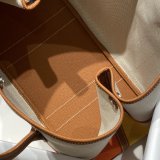 Luxury Hermes garden Party Bag Canvas 36cm