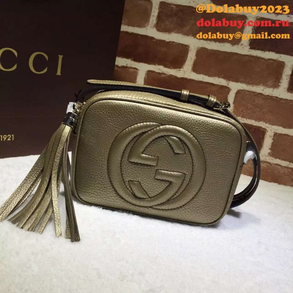 TOP Gucci Replicas Soho small leather disco 308364 bag