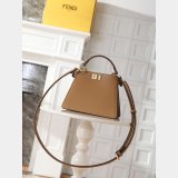 Top Fendi Peekaboo I See U Petite Calf leather Bag