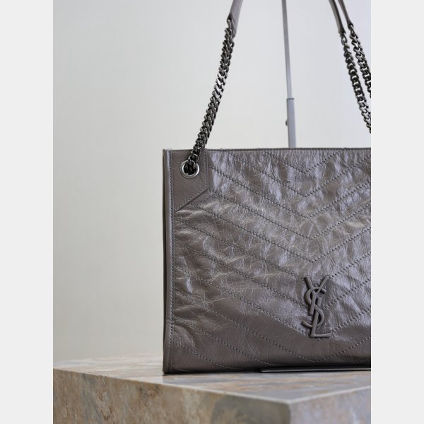 Saint Laurent Niki Shopping Best Sale Vintage Leather 577999 Bag