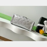 Quilted Replica AS5631 Hobo Suede Shoulder Bag