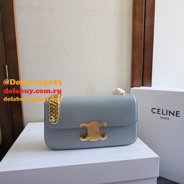Celine CHAIN SHOULDER Triomphe 20.5CM BAG