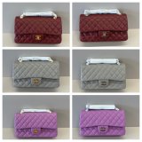 AAA+ Quality CC FLAP Handbag Caviar Leather 25cm