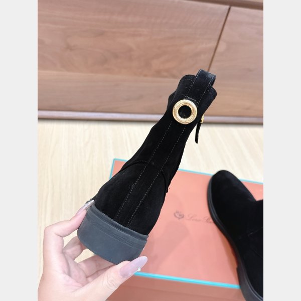 Top Loro Piana Suede Women Boots