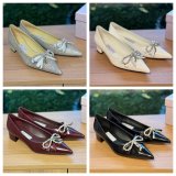 Jimmy Choo Black Soft Spazzolato Flat