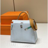 Luxury Hermes Human handmade stiching Kelly Bag Epsom 25/28cm