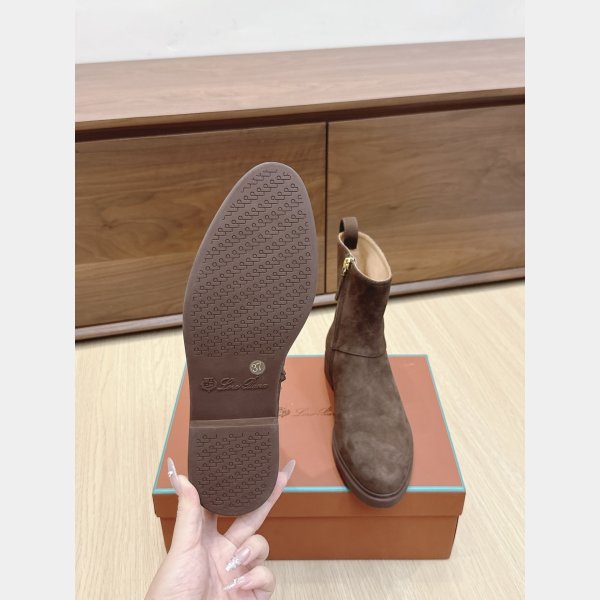 Top Loro Piana Suede Women Boots