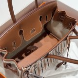 7 Star Hermes Human handmade stiching birkin 29cm Handbag