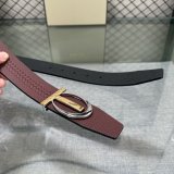 Classic TOM FORD G-Pattern Leather Belt 38MM