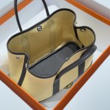 Luxury Hermes human handmade stiching Garden Party Bag 30cm