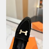 Hermes pairs Women lofer Suede