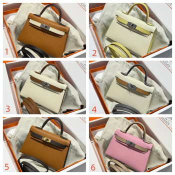 Top Hermes human handmade stiching mini Kelly bag 2026