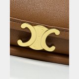 Celine Little Halfmoon Soft Triomphe In Supple SHINY Shoulder L10373778 Bag