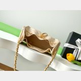 Quilted Replica AS5631 Hobo Suede Shoulder Bag