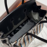 7 Star Hermes Human handmade stiching birkin 29cm Handbag