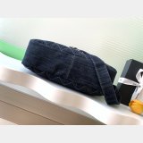 Denim Quilted Luxury AS2137/AS2136 Denim Trip Single Flap Blue