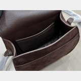 Marcie saddle bag in suede leather