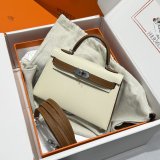 Top Hermes human handmade stiching mini Kelly bag 2026